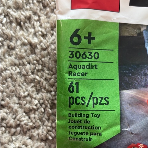 LEGO Games 2K Aquadirt Racer with Red and Gray Pieces Car Build 30630 - Picture 2 of 4